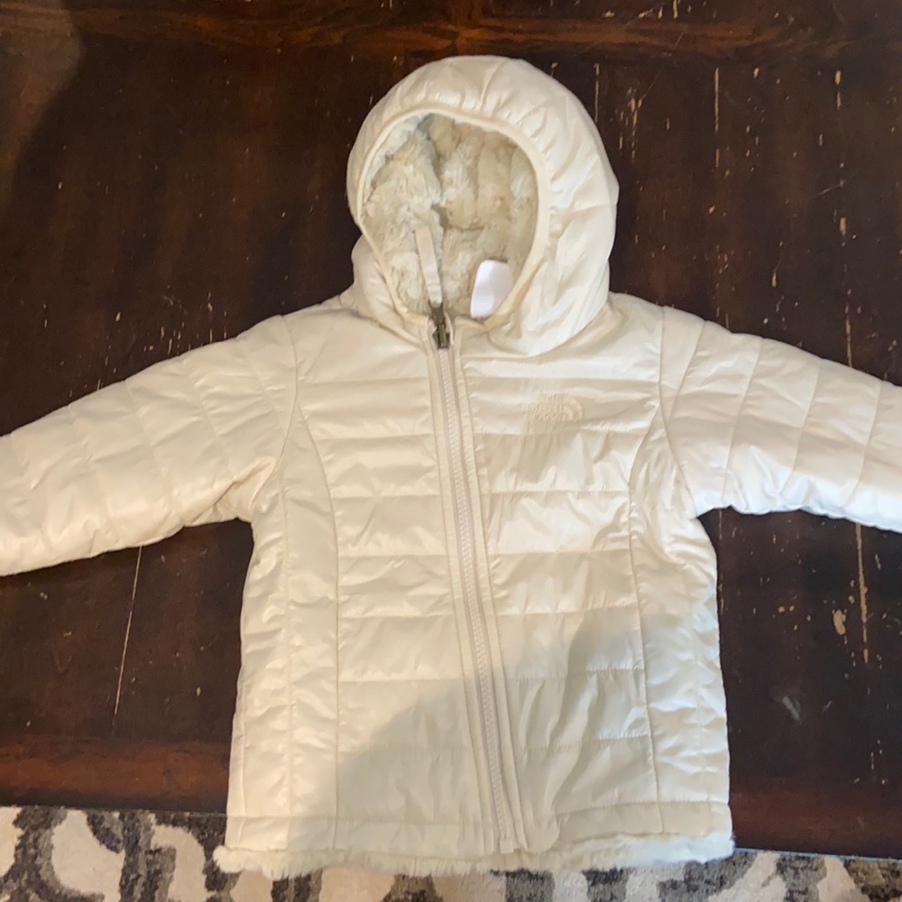 North face sherpa reversible jacket 12-18 months